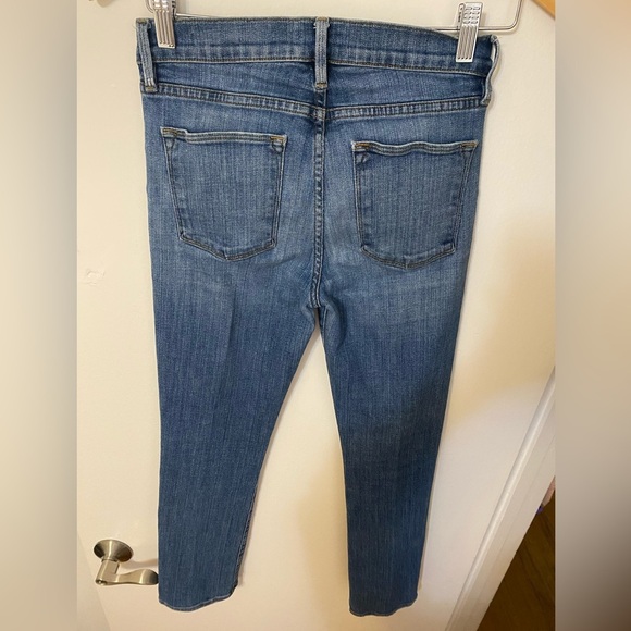FRAME DEMIN Le High Straight Daphne Blue Jeans - Picture 8 of 12